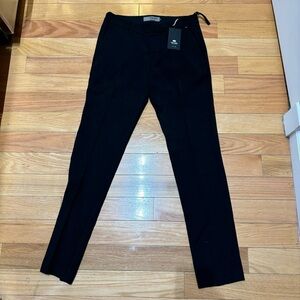 TOM REBL Flat-Front Viscose-Blend Trouser Pants 46 IT Small Reg $445 ITALY w Tag